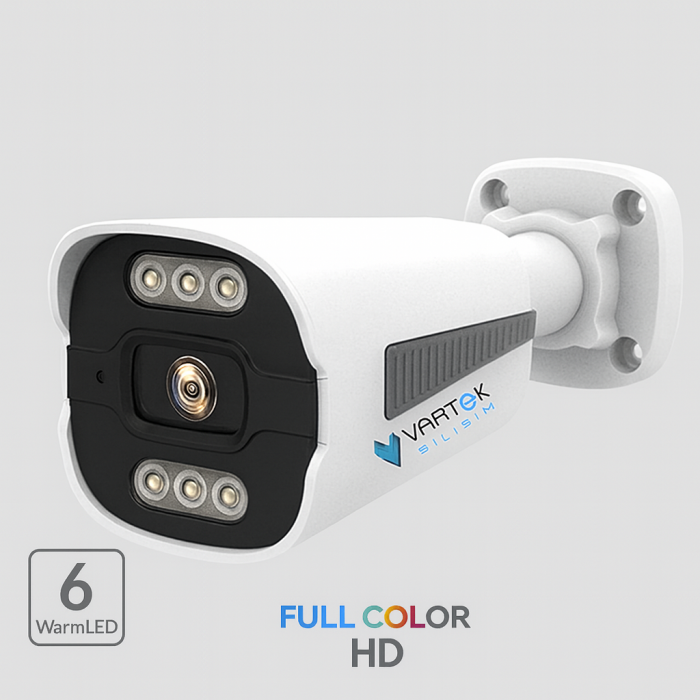 5MP 6X Warm LED Renkli Görüşlü Güvenlik Kamerası