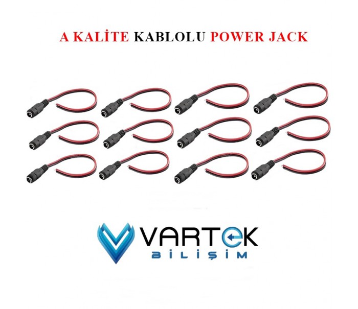 5V-12V DC Dişi Power Jack DC Jak Kablo