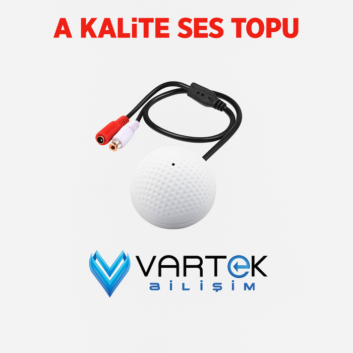 A KALİTE CCTV KAMERA MİKROFONU - SES AYARLI - ANFİLİ - GÜVENLİK KAMERASI SİSTEMLERİ