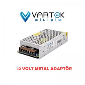 12 Volt 20 Amper Metal Kasa Adaptör – Geniş Kasa Güç Kaynağı