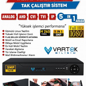 4 KANAL ULTRA HD H265 DVR KAYIT CİHAZI -HAREKET- ARAÇ ve İNSAN ALGILAMA