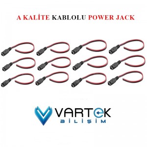 5V-12V DC Dişi Power Jack DC Jak Kablo