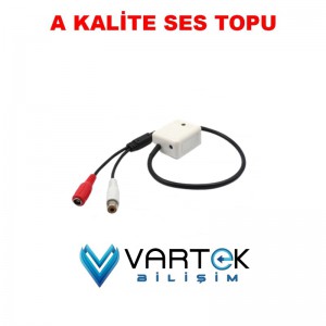 A KALİTE CCTV KAMERA MİKROFONU - GÜVENLİK KAMERASI SİSTEMLERİ