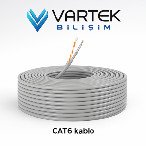 CAT6 100 Metre 0.50mm Veri Kablosu – Gri