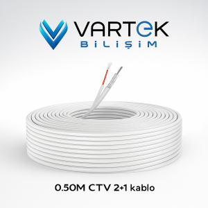 Kablo Güvenlik Kamera Kablosu 2+1 0.50mm 100m Metre